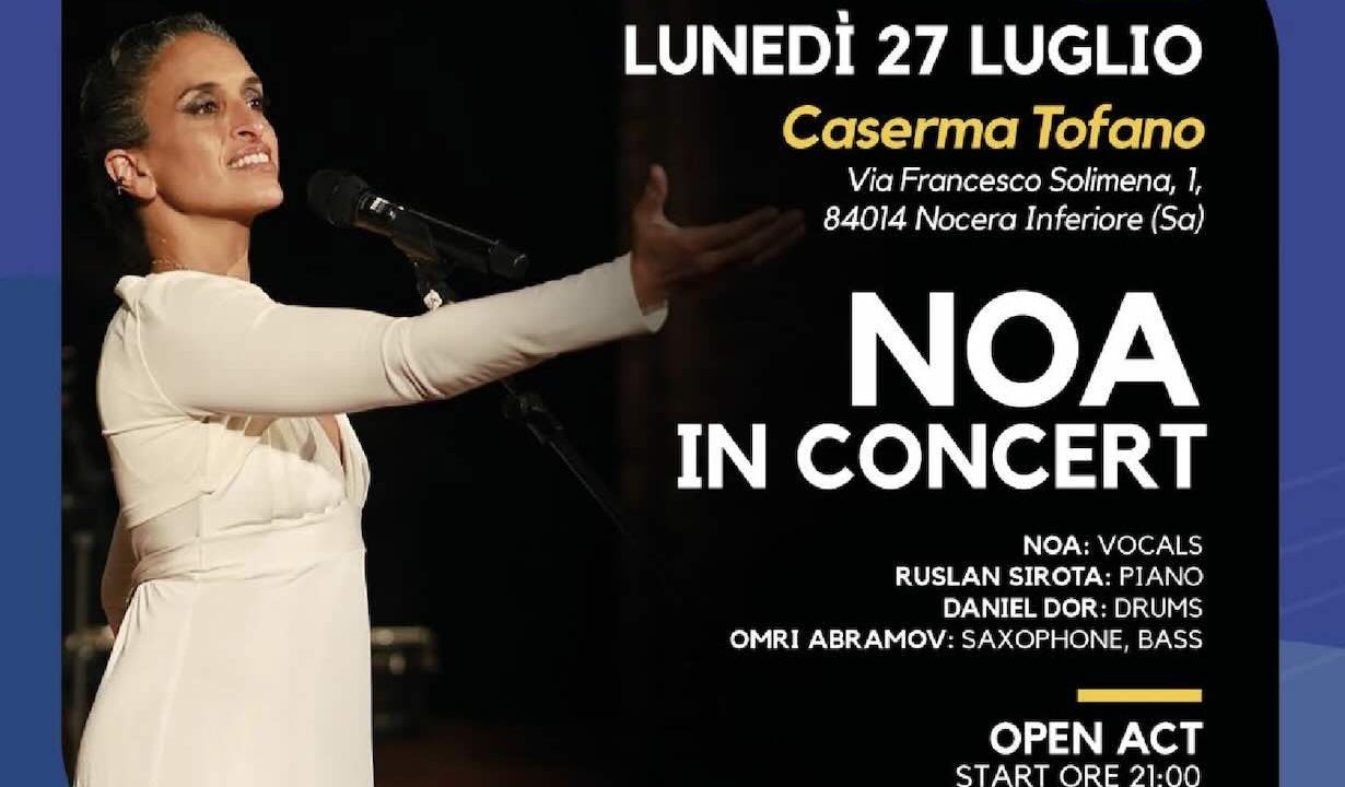 Noa incanta Nocera: il suo nuovo tour estivo fa discutere al Jazz Festival