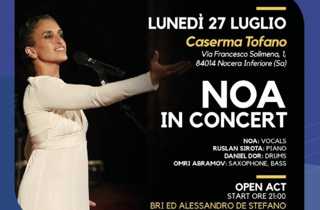 Noa incanta Nocera: il suo nuovo tour estivo fa discutere al Jazz Festival