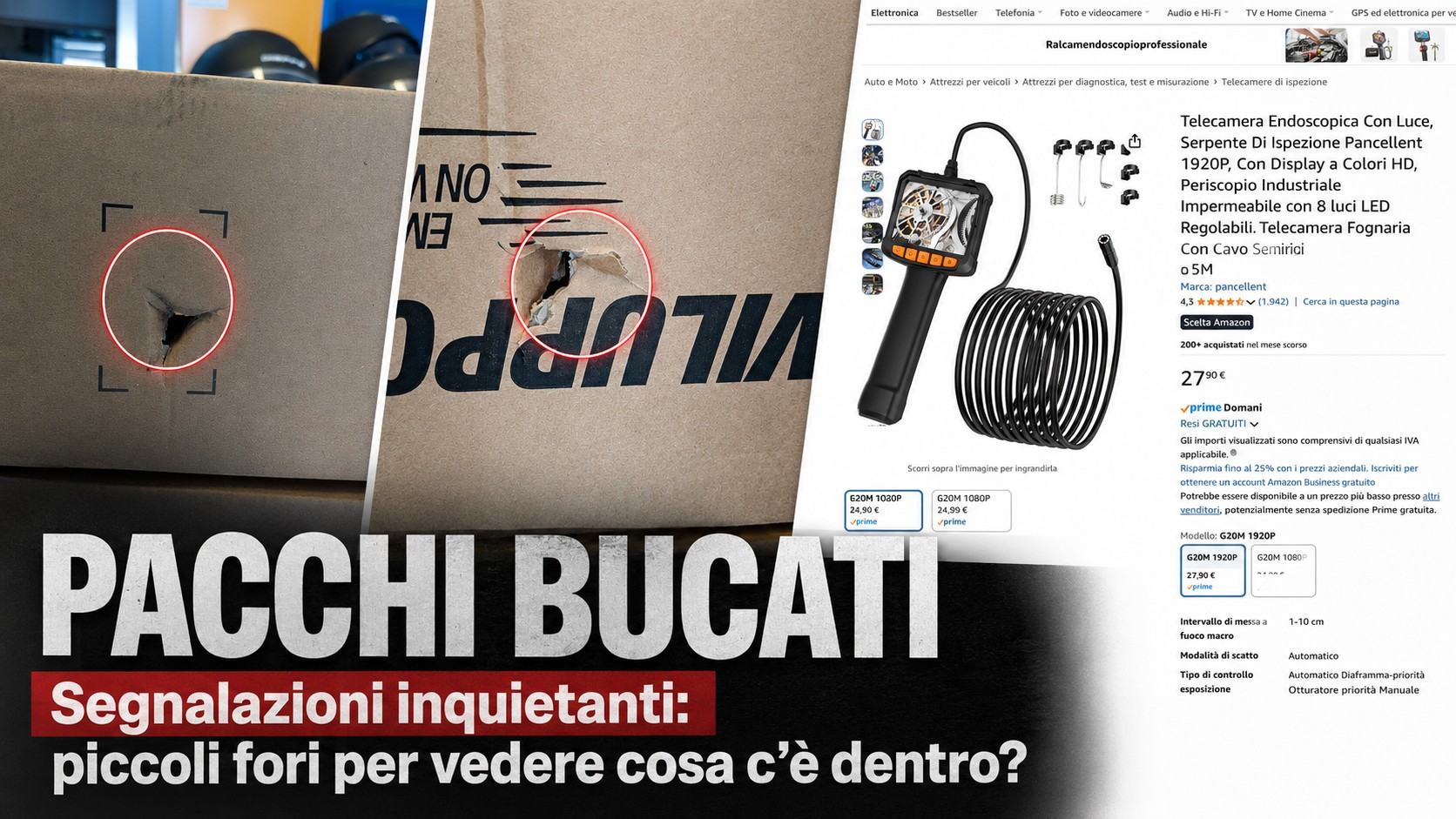 Pacchi danneggiati, allerta fra i cittadini: ispezioni sospette sulle confezioni