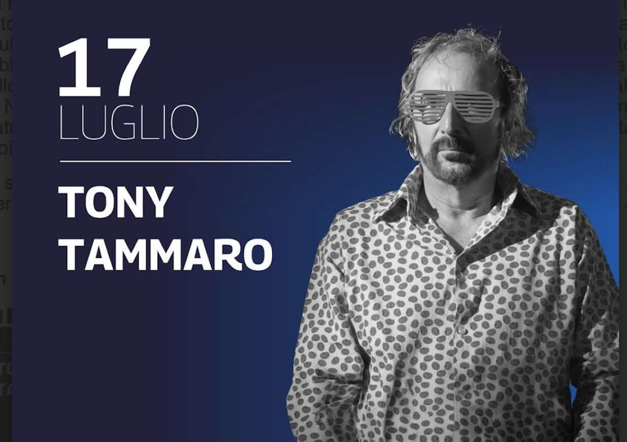 Cava de’ Tirreni: Tony Tammaro fa ridere e riflettere in concerto il 17 luglio