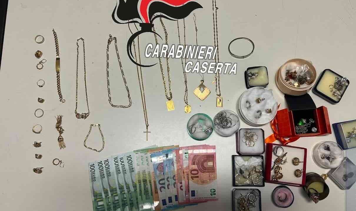Arrestata a Caserta, una donna scova truffatrice: due anziani raggirati con oro e soldi contanti