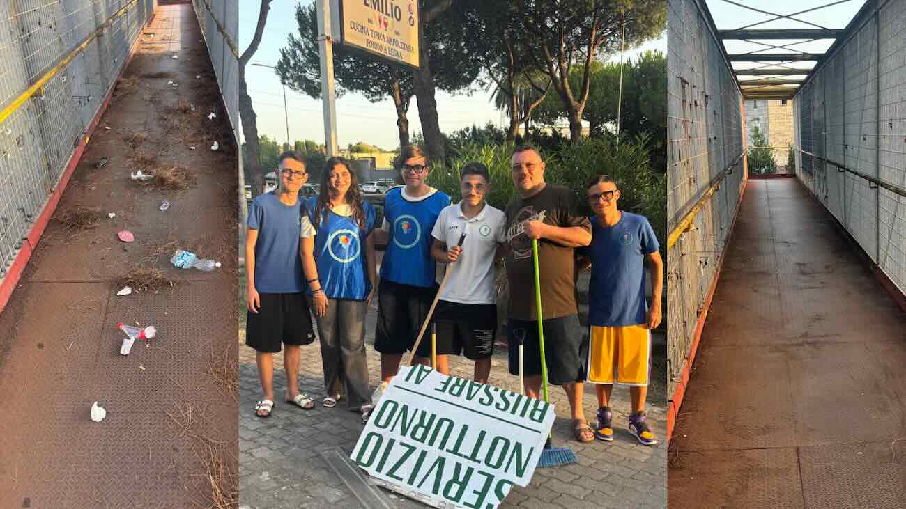 Villaricca: cittadini e volontari in azione per ridare vita al Ponte Giallo