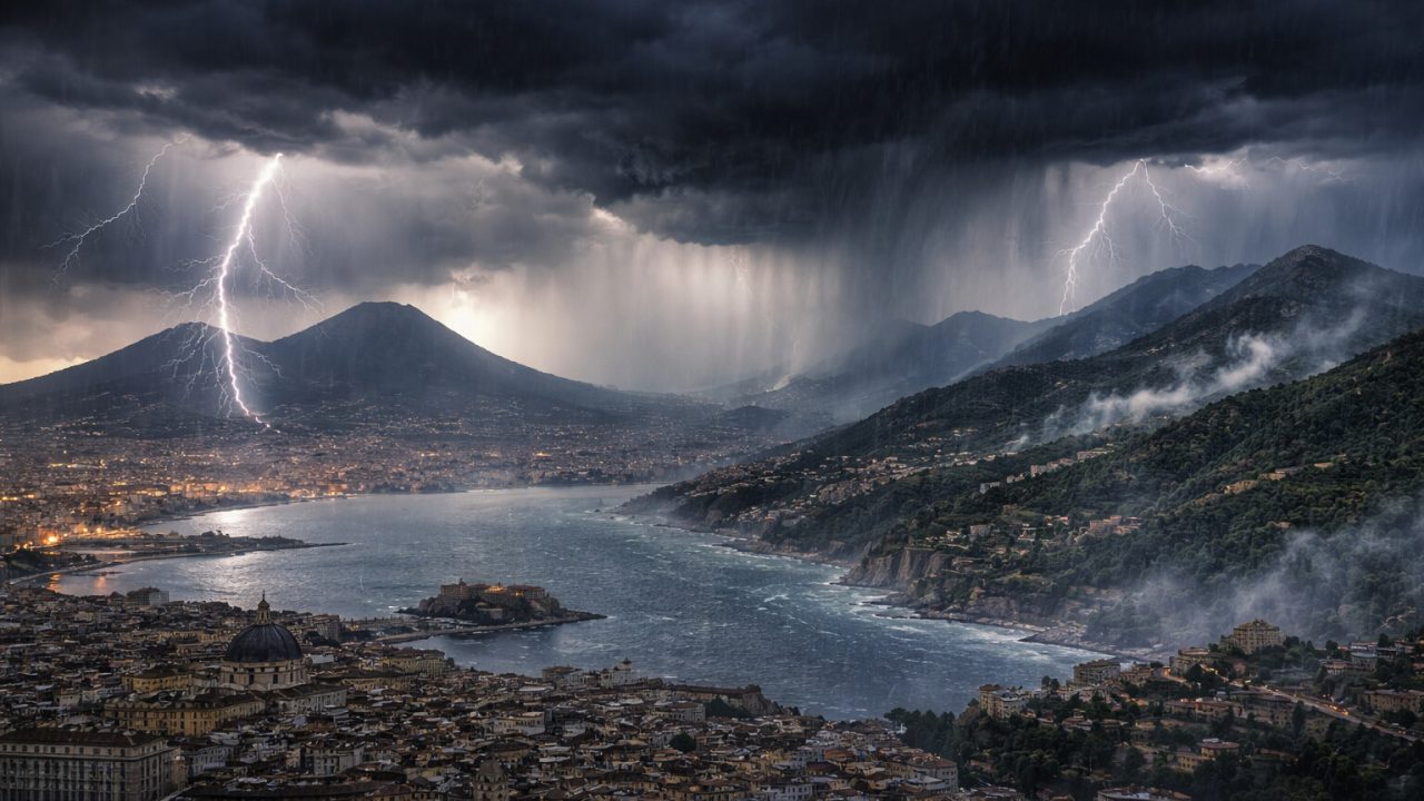 Campania in allerta: temporali e grandinate in vista, preparatevi ai forti venti!
