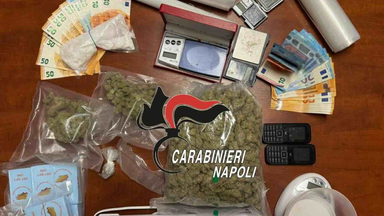 Operazione dei Carabinieri al Centro Direzionale: tre fermi e ingente sequestro di droga durante i controlli estivi.