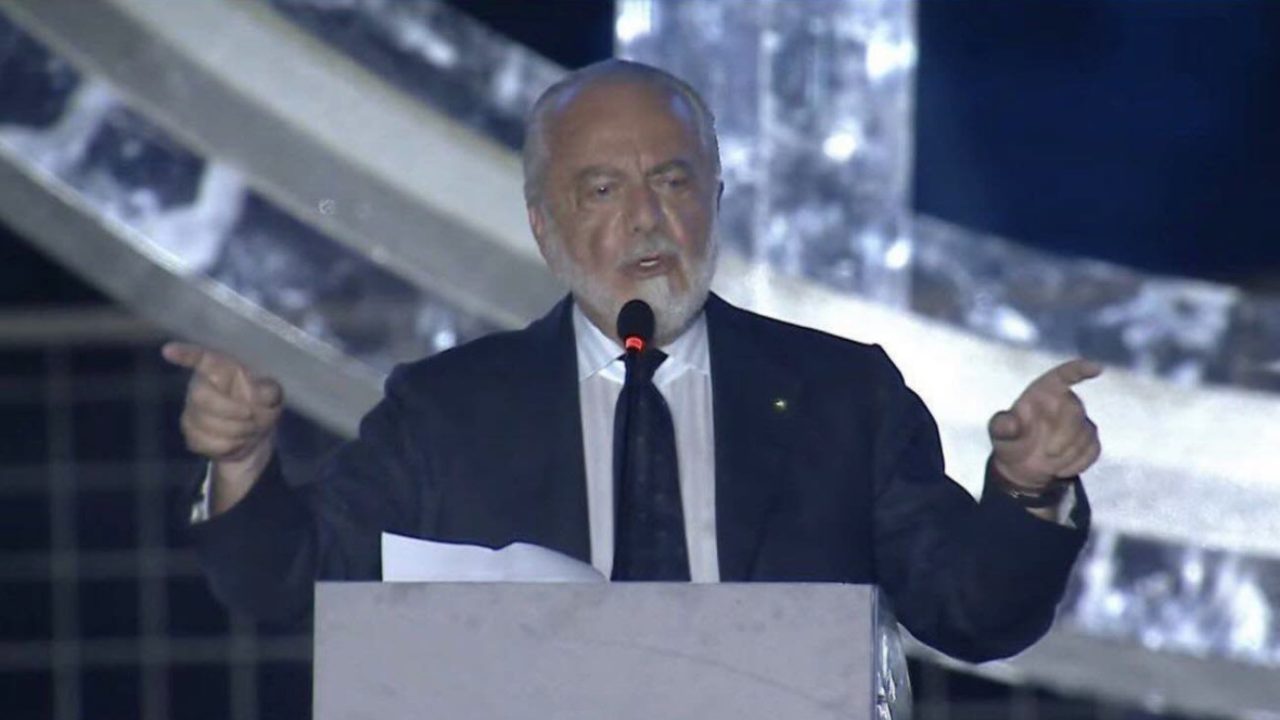 Napoli, De Laurentiis ottimista: «Mai così in forma, puntiamo alla vittoria»