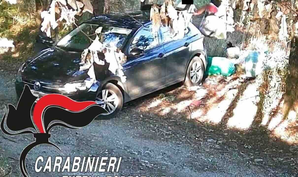 Caianello, tre denunciati per smaltimento irregolare di rifiuti in un’operazione dei Carabinieri Forestali