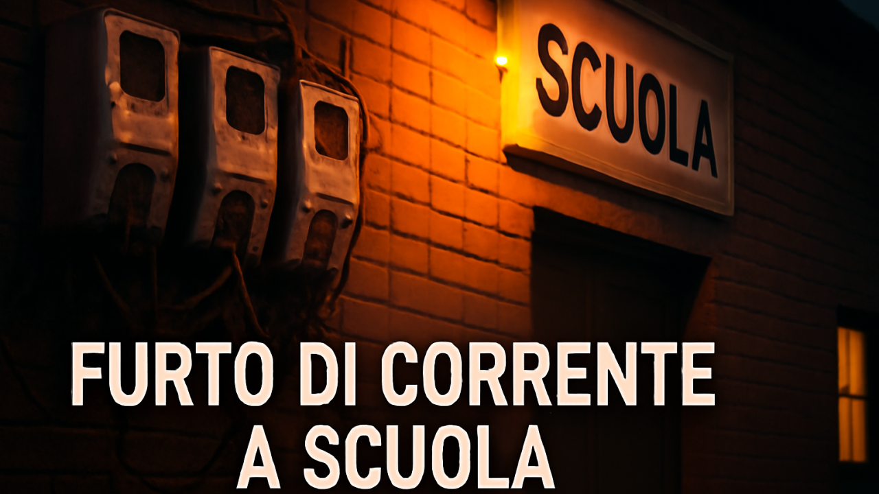 Dieci anni di corrente rubata a una scuola del Casertano: il caso che interroga la città metropolitana