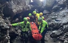 Intervento d’emergenza nella Grotta di Minerva: elisoccorso per escursionista ferito dopo una caduta durante l’escursione.