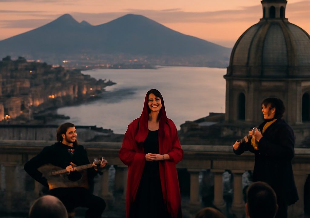 Note all’alba a Posillipo: applausi per lo spettacolo, non per le priorità de Il Palazzo sotto il Vesuvio