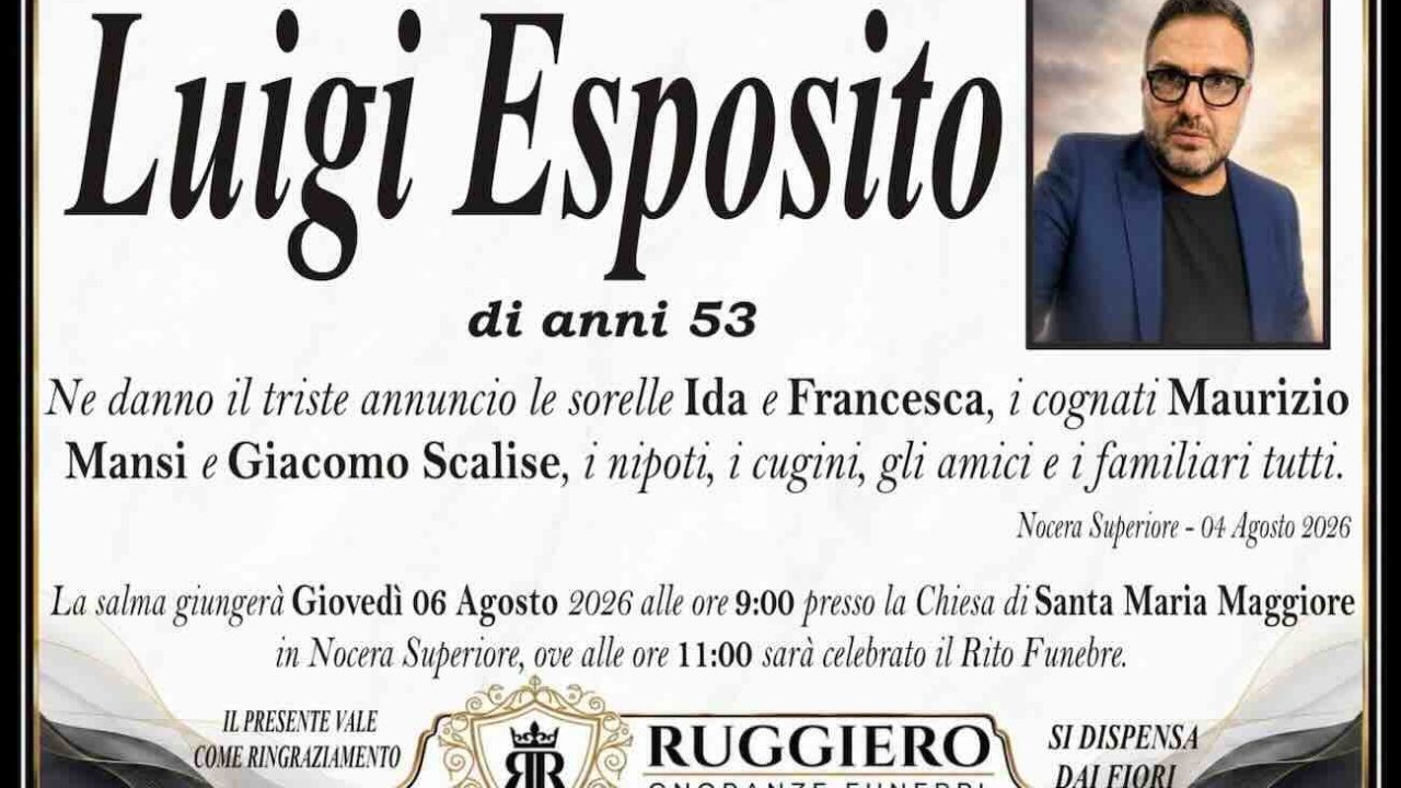 Funerali di Luca Esposito: Napoli in lutto per il giornalista ucciso