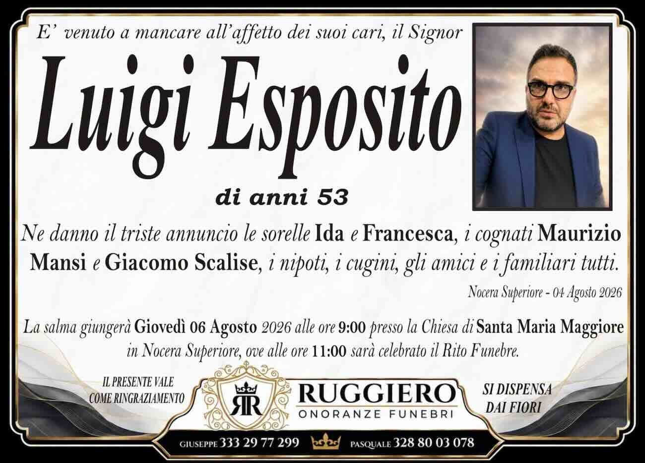 Funerali di Luca Esposito: Napoli in lutto per il giornalista ucciso