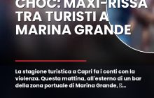 La stagione turistica a Capri fa i conti con la violenza.nn#Capri #MarinaGrande #Rissa #Turisti