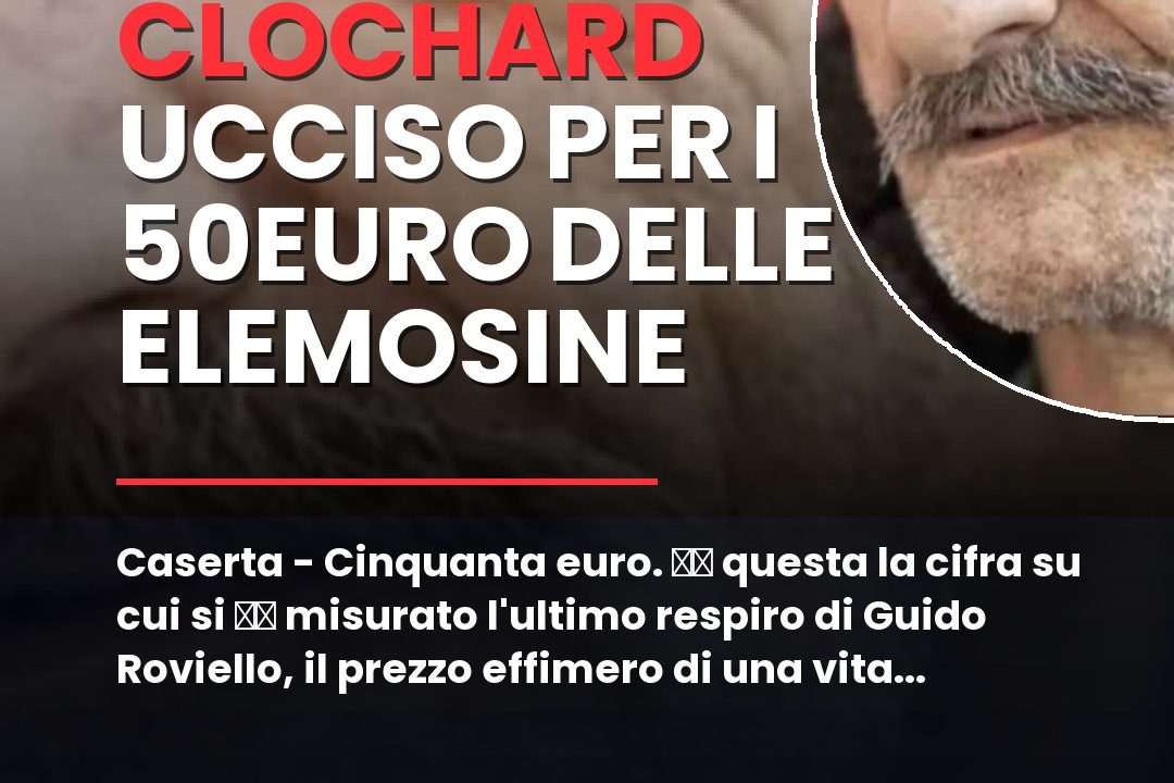 Caserta – Cinquanta euro.nn#Caserta #Clochard #Elemosina #GuidoRoviello