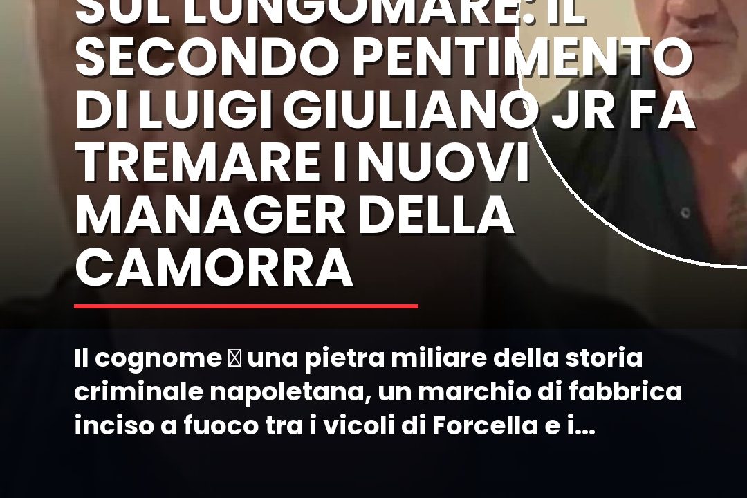 Il cognome u00e8 una pietra miliare della storia criminale napoletana, un marchio di fabbrica inciso a fuoco tra i vicoli di Forcella e i misteri del potere della camorra A cinquantaquattro anni, Luigi Giuliano junior ha deciso di rompere nuovamente gli argini del silenzio.nn#Camorra #Clanmazzarella #Crime #Forcella #LuigiGiulianojunior #Napoli #Pentito