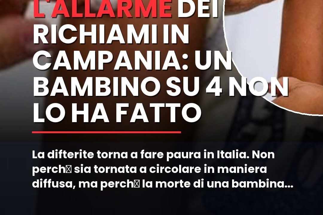 La difterite torna a fare paura in Italia.nn#Difterite #MinisterodellaSalute #Vaccinazione