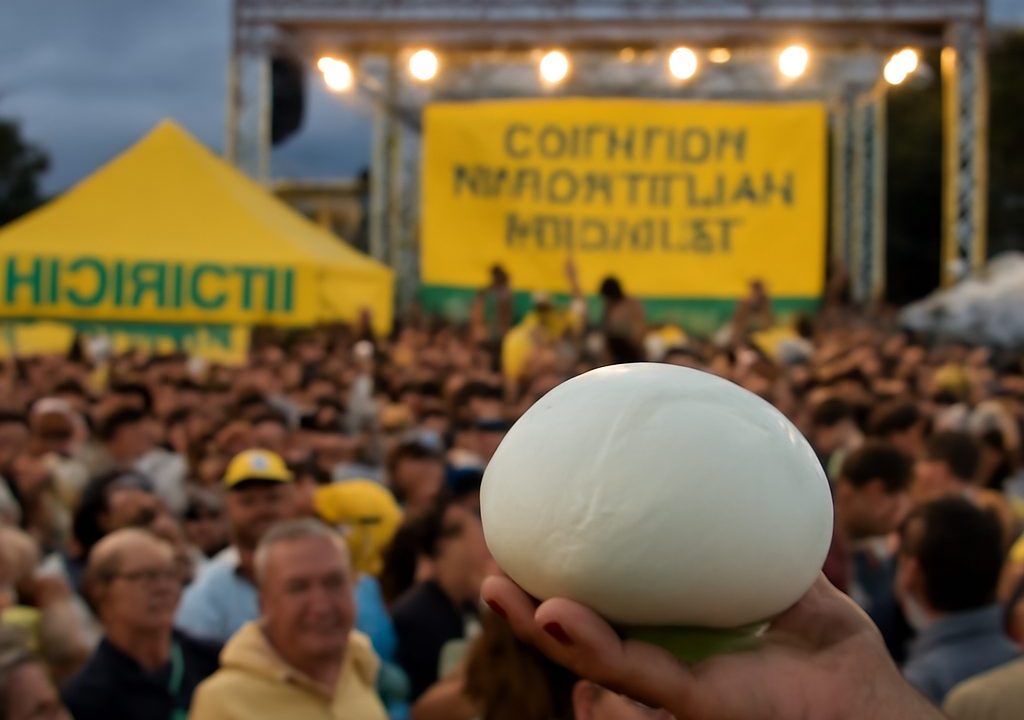 Mozzarella in passerella: applausi, selfie e promesse in attesa di fatti