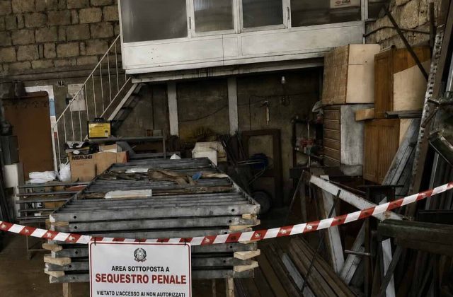 Casoria, blitz nel distretto industriale: scattano sequestri e multe per 12mila euro