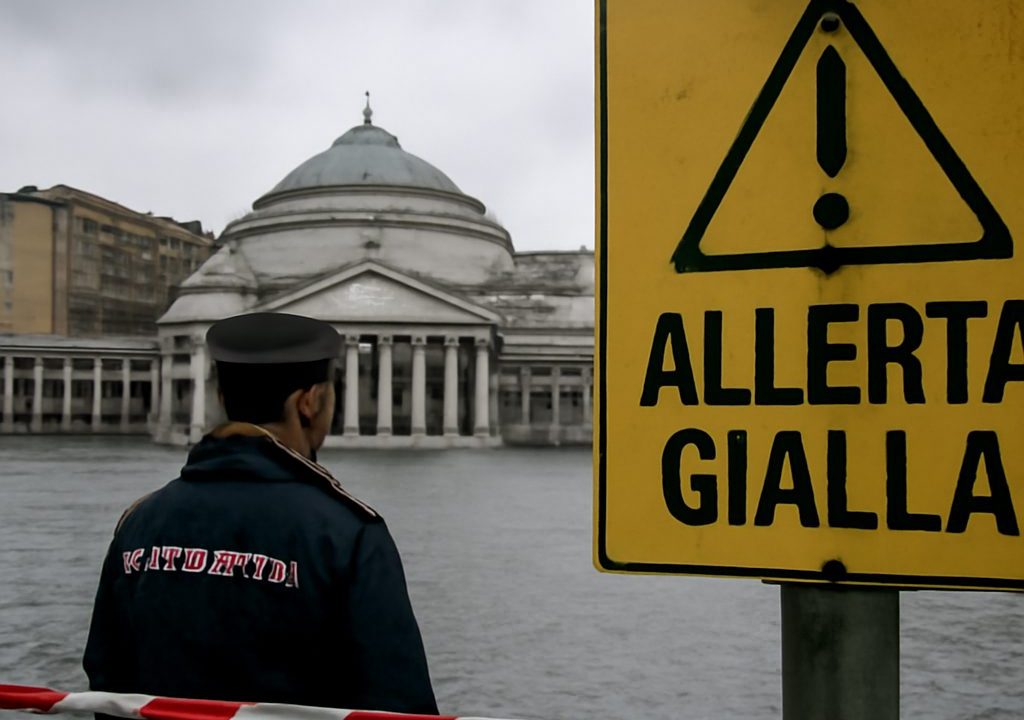Allerta a metà: la scelta che lascia i napoletani con più domande che ombrelli