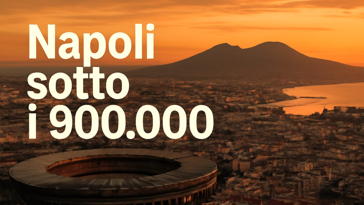 Napoli sotto i 900.000: che effetto farà sulle casse, i trasporti e il gioco della città
