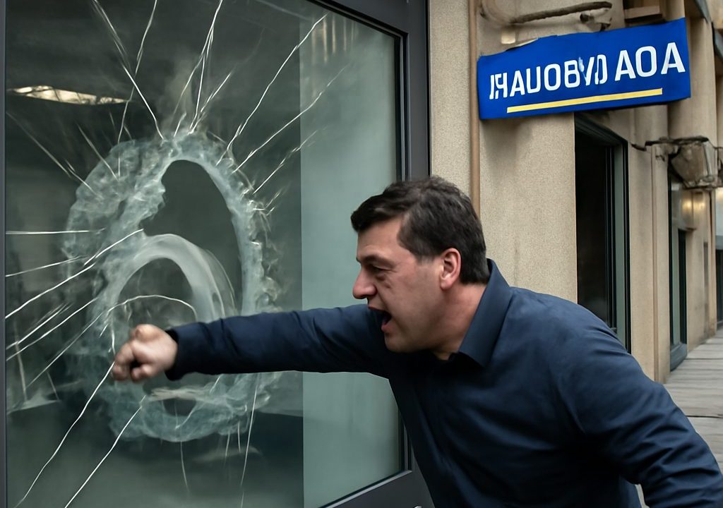 Vetro rotto, responsabilità intatte: a Napoli la rabbia che le istituzioni fingono di non sentire