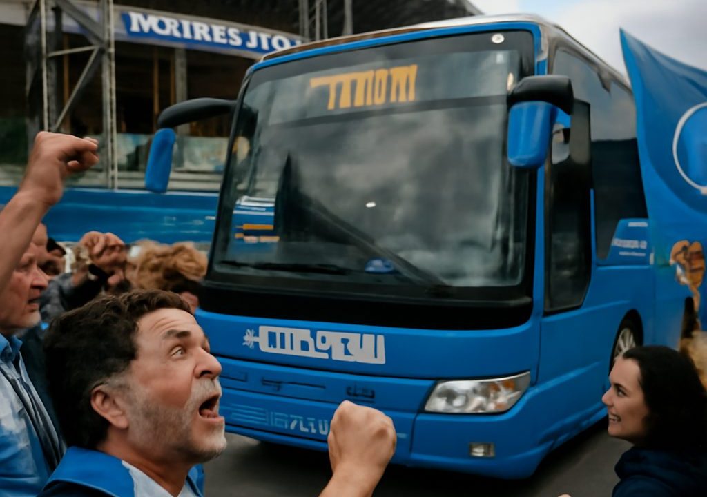 Sei bus Miccolis sulla Lecce–Napoli: petit cadeau che copre decenni di promesse