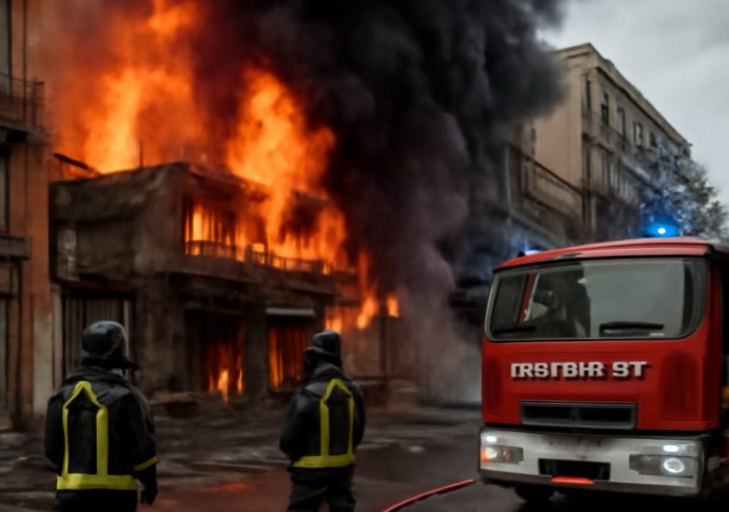 Porta Napoli in fiamme: il Palazzo sotto il Vesuvio e la solita politica degli annunci