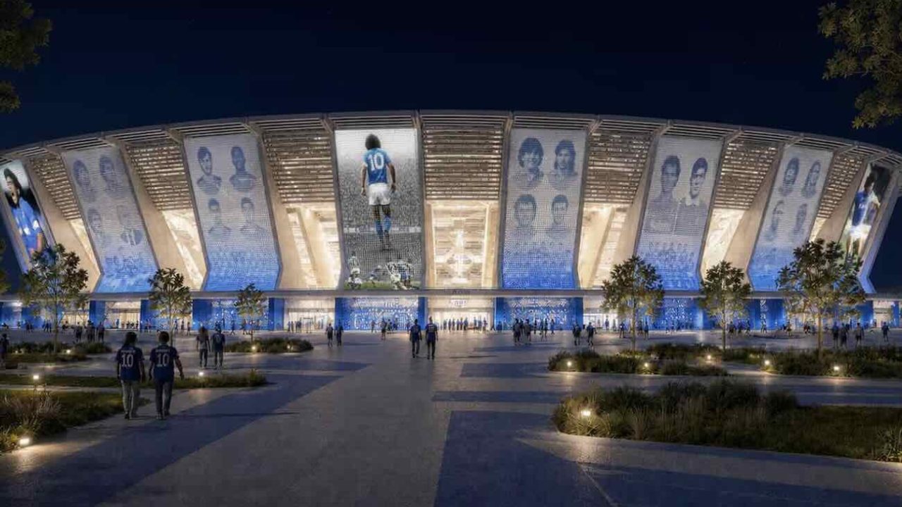 Stadio Maradona: 60mila posti in arrivo, si vira verso il lusso e si abbandona l’atletica!