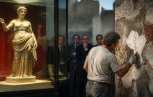 Pompei in vetrina, Sanza che rattoppa: l’arte diventa trend, i politici restano spettatori