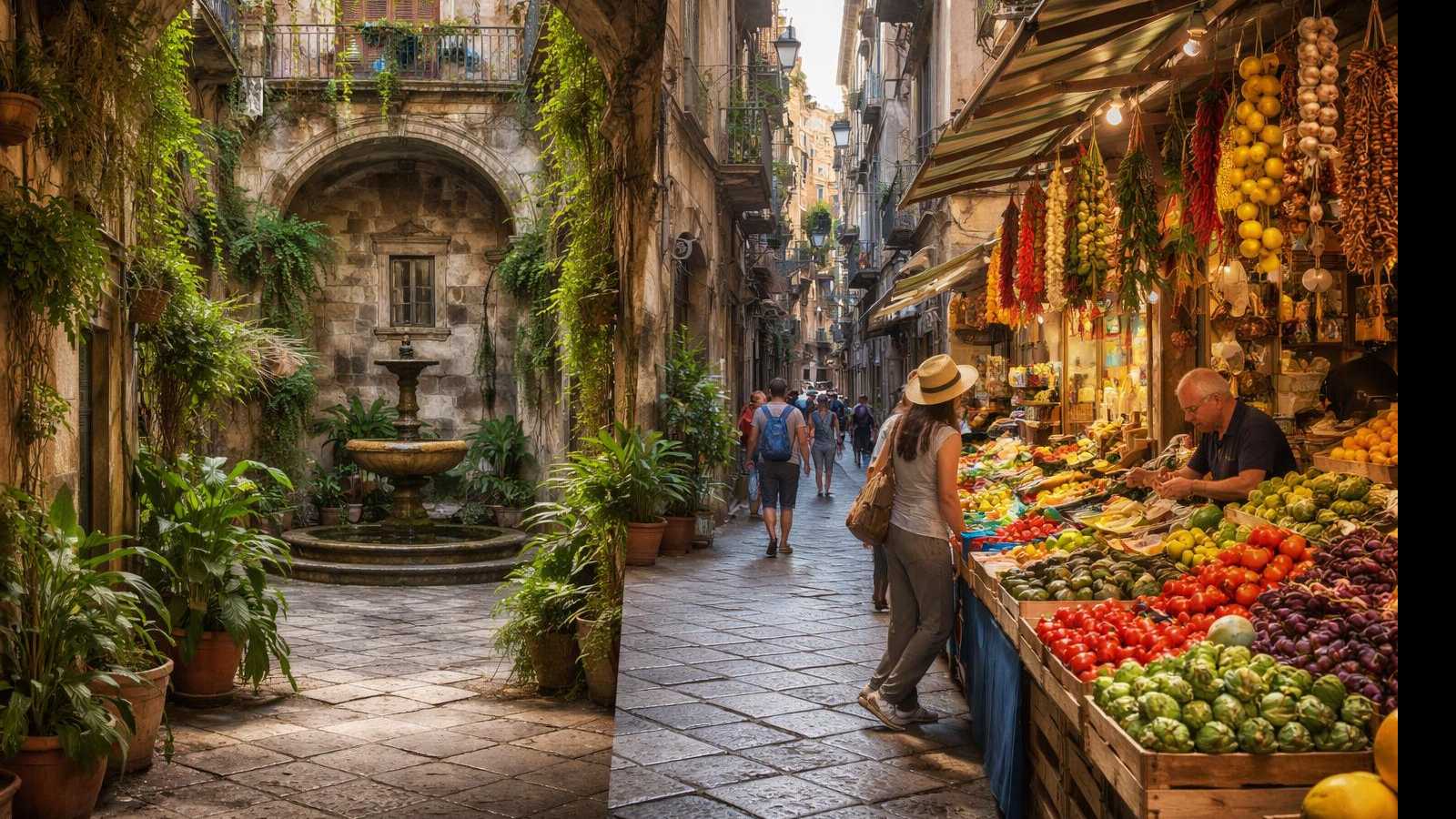 Napoli e Campania: tre percorsi per scoprire la città che vive tra cortili storici e mercati di quartiere