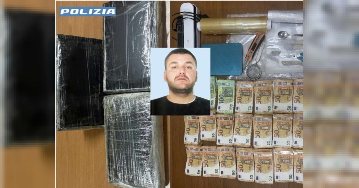 Arzano: 3 kg di cocaina e 67.000 euro in casa, arrestato Cosimo Di Fiore alias Cocò, ras del clan Ferone