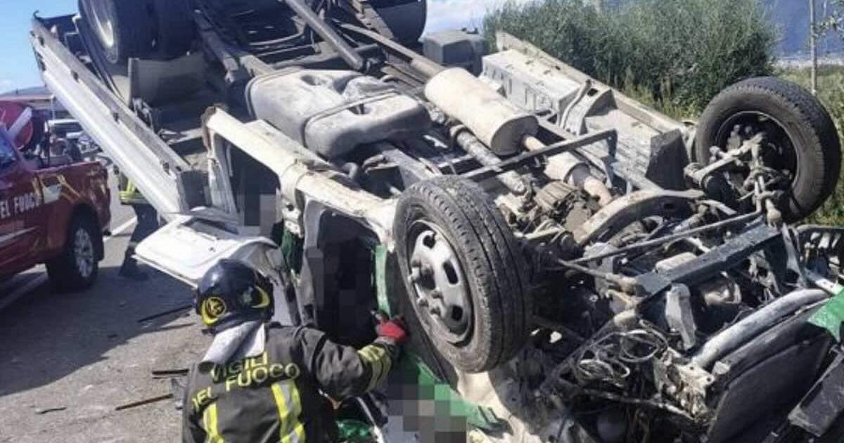 Serre, ribaltamento sull’SS19: muore un operaio e due feriti gravi tra i tre a bordo; indagini in corso