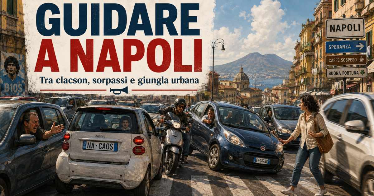 Napoli, caos stradale e regole dimenticate: la guida diventa un’odissea quotidiana