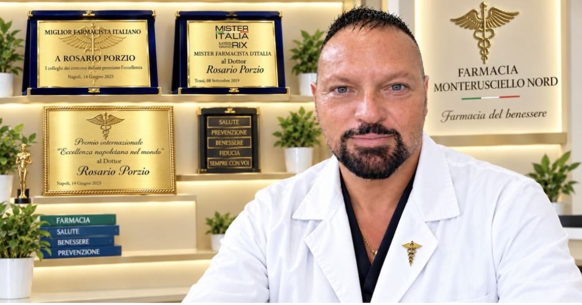 Rosario Porzio tra farmacia e cinema: oltre 50 premi, studi all’estero e radici napoletane