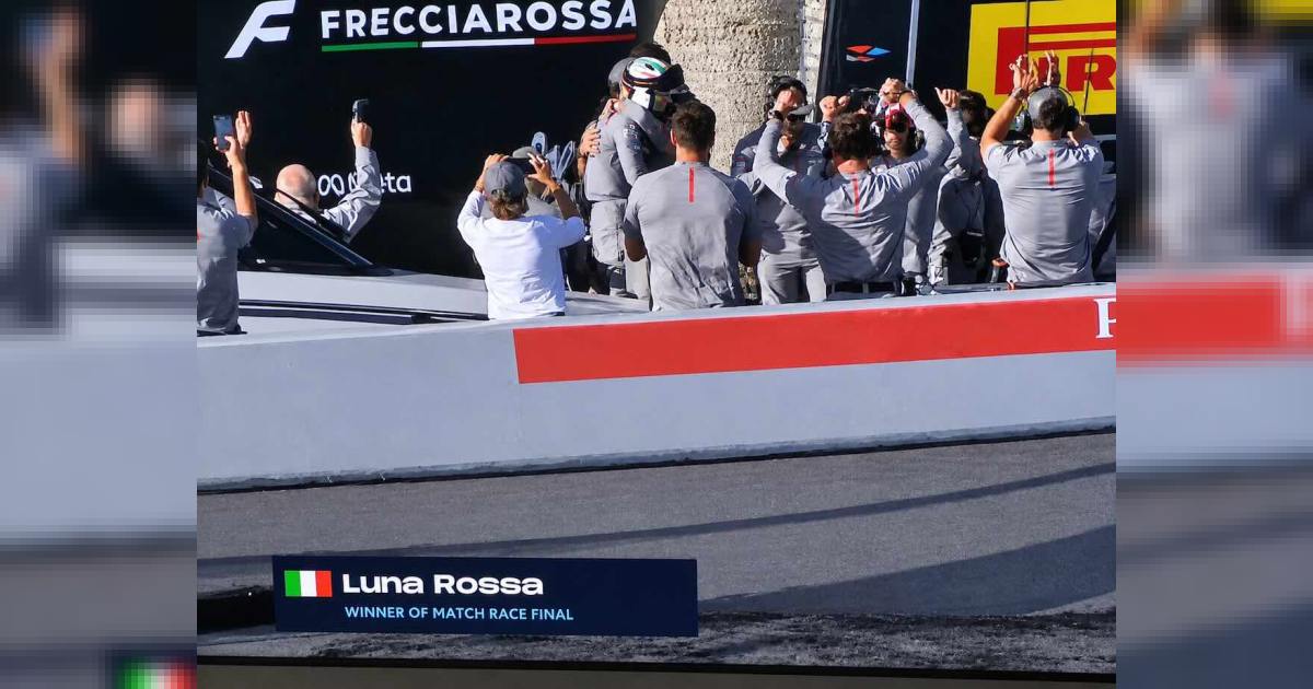 Napoli festeggia Luna Rossa: bis nelle regate preliminari della 38ª America’s Cup