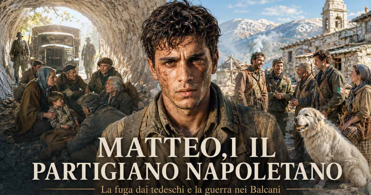 Fuga da un campo di prigionia: il drammatico ricordo di Matteo, il partigiano napoletano che affrontò la guerra e la fame in Jugoslavia.