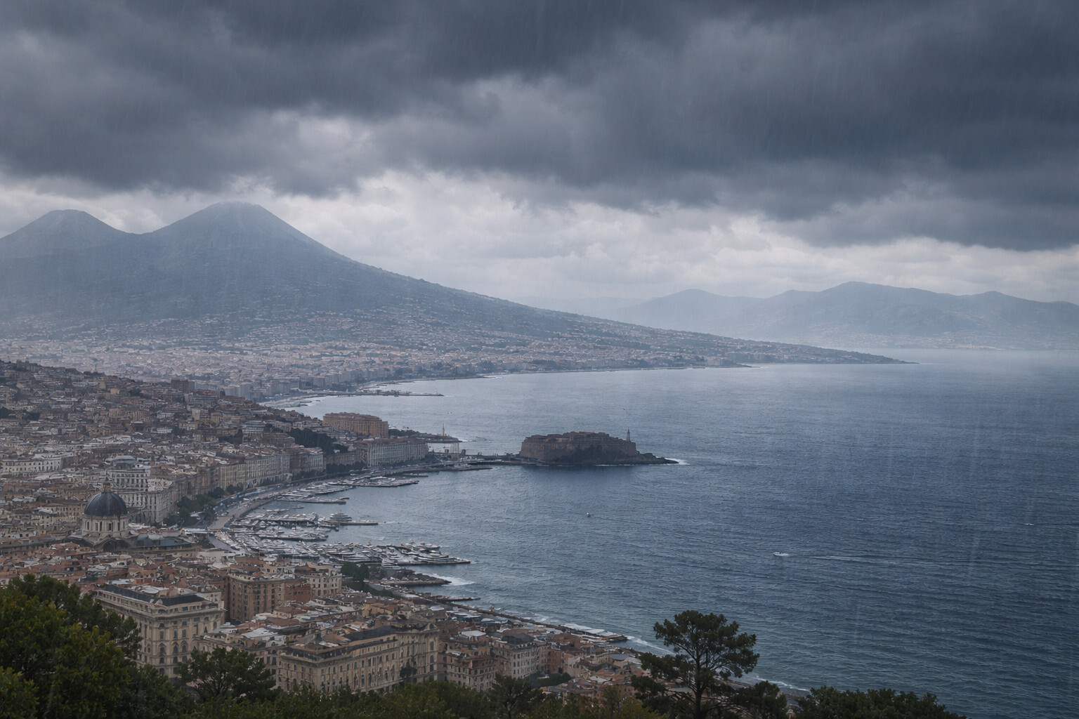 Campania in allerta gialla fino a venerdì: temporali e grandine, Protezione Civile avvisa Comuni sull’attivazione dei piani di emergenza
