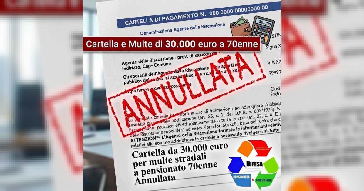 Napoli: cartella da 30 mila euro per multe del 2018 annullata per mancata prova delle notifiche e prescrizione