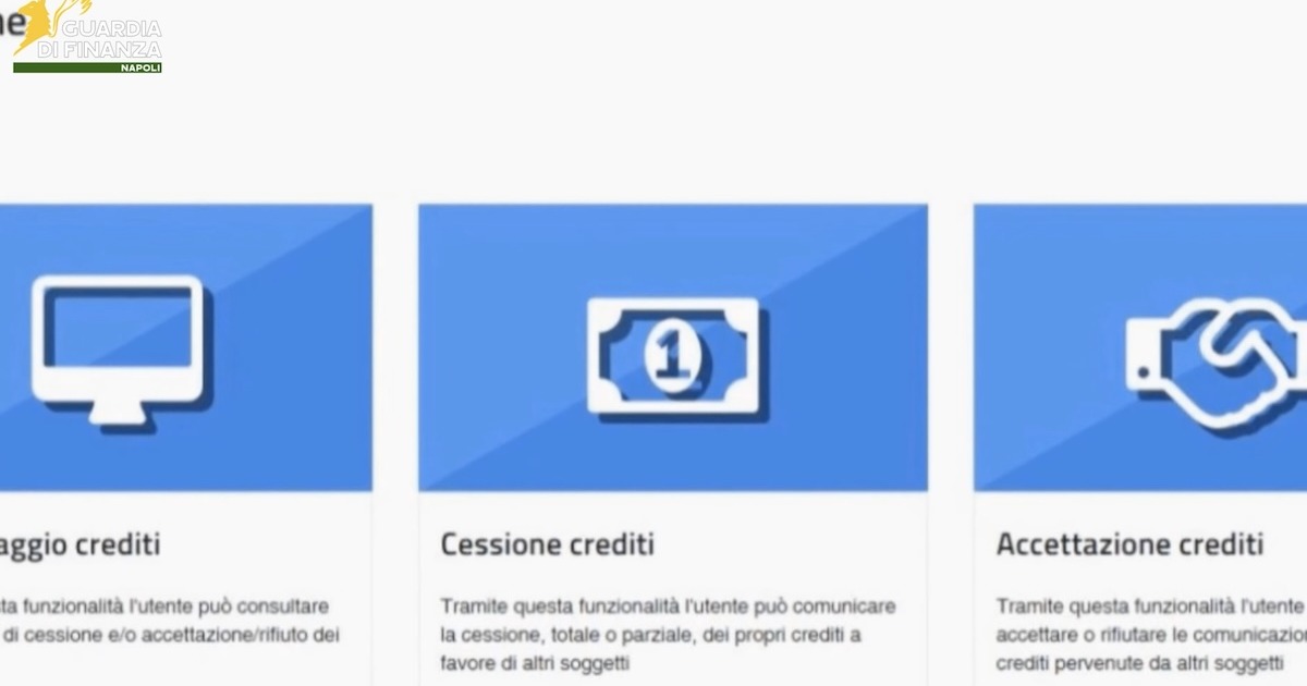 Napoli: sette indagati in blitz su crediti fiscali fittizi da 133 milioni; sequestri per oltre 1,5 milioni