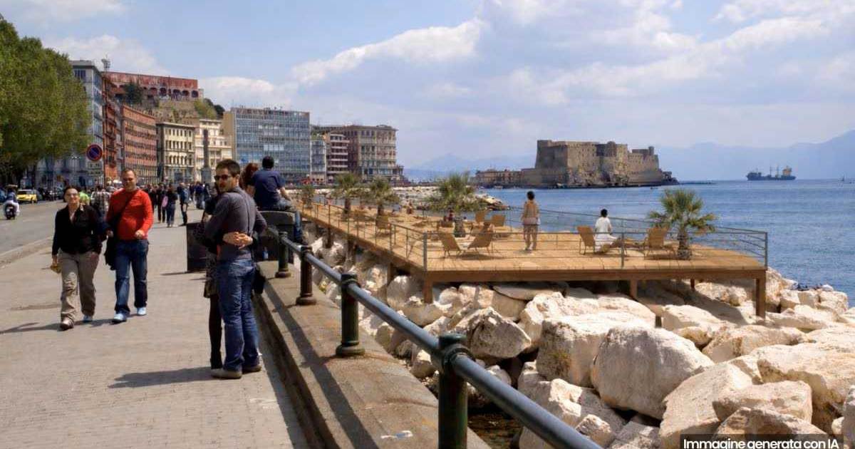 Napoli: pedane sul mare per Coppa America, una sperimentazione di accessibilità per l’estate