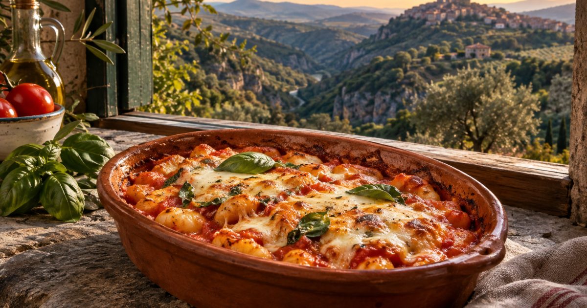 Dal Cilento interno, una ricetta che racconta la Campania rurale: gnocchi di patate, pomodoro e fiordilatte
