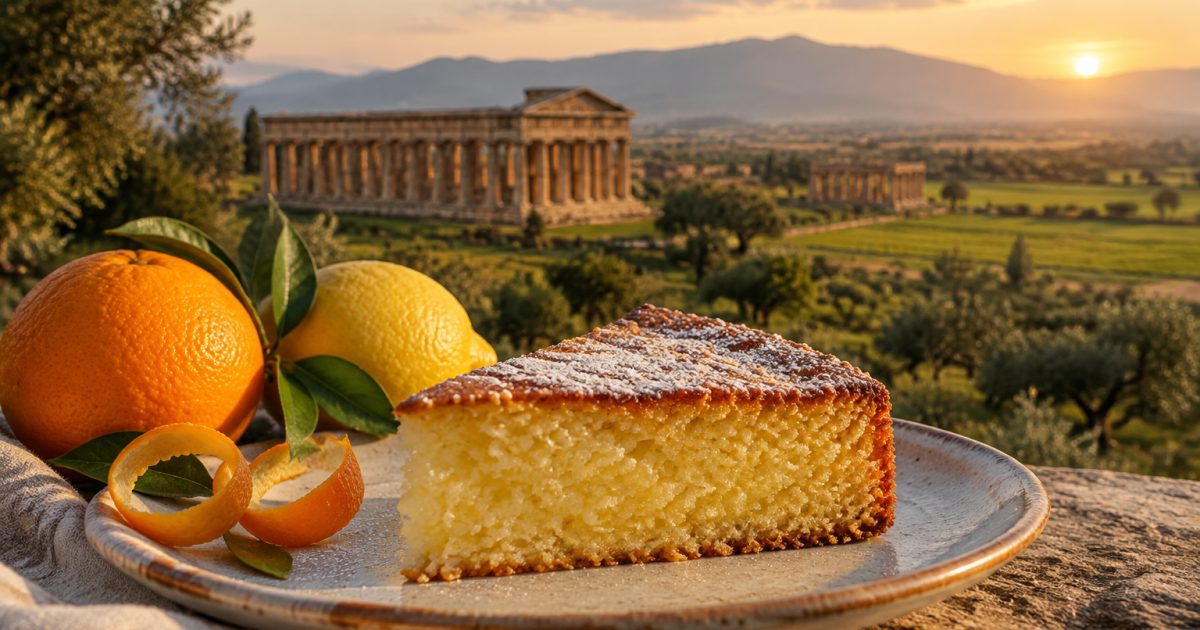 Paestum tra templi e pianura: il migliaccio dolce racconta la memoria della Piana del Sele