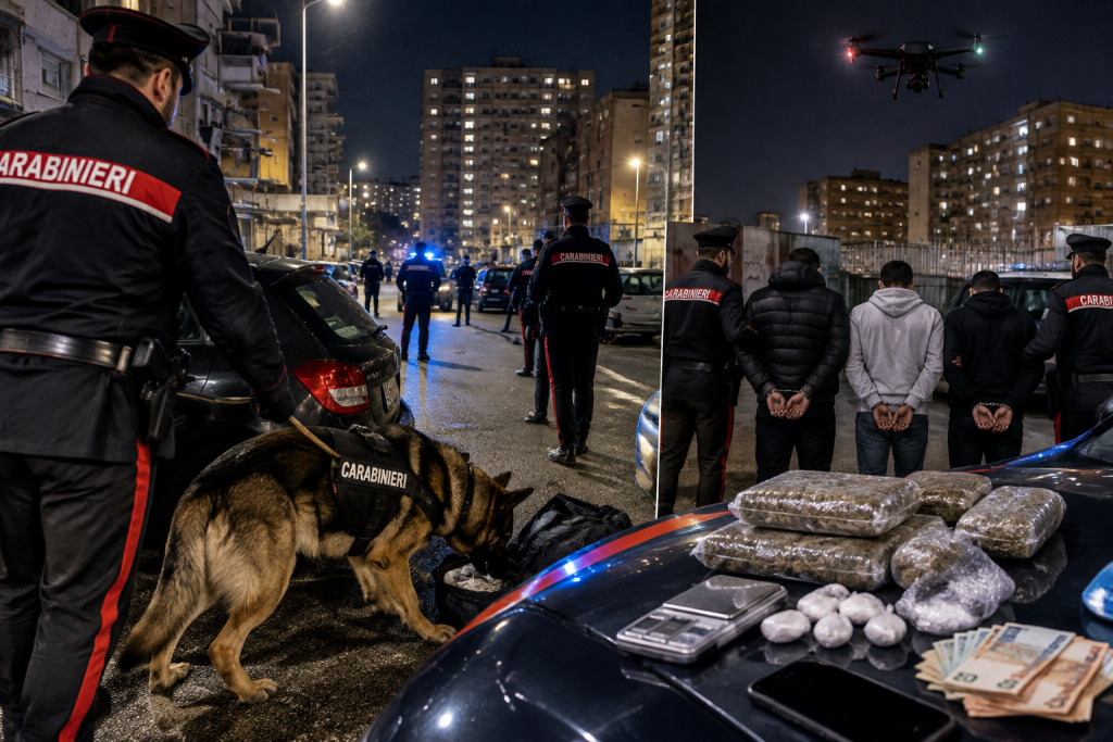 Napoli est, controlli notturni: arrestato 20enne per furto in casa e denunciato 86enne per armi non dichiarate