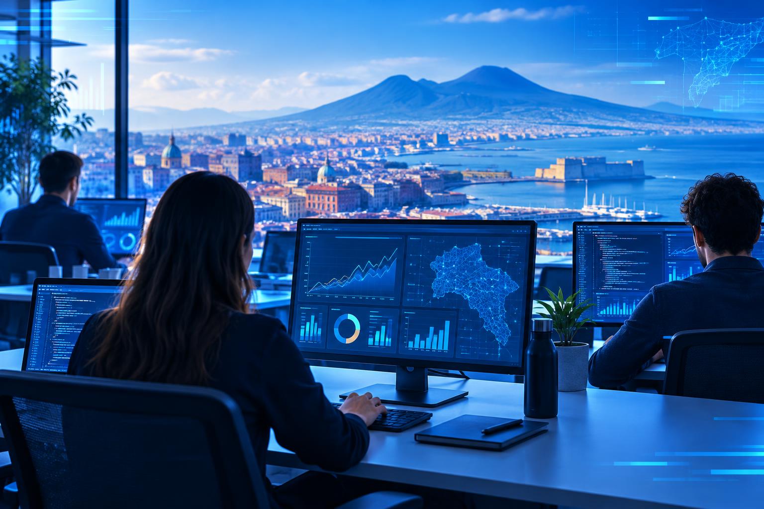 Napoli, nuova spinta IT di Intesa Sanpaolo: assunzioni in cybersecurity e dati, anche a Torino e Milano