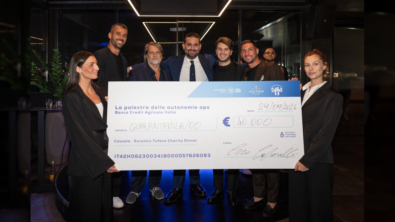 Napoli celebra la solidarietà: la seconda Charity Dinner devolve 40.000 euro alla Palestra delle Autonomie