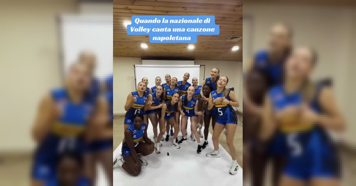 Dal campo ai social: la nazionale di volley femminile canta una canzone neomelodica e il video diventa virale