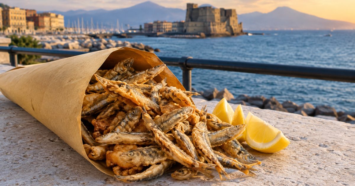 Paranza napoletana: pescato del giorno e croccantezza lungo il Lungomare tra Castel dell’Ovo e il Golfo