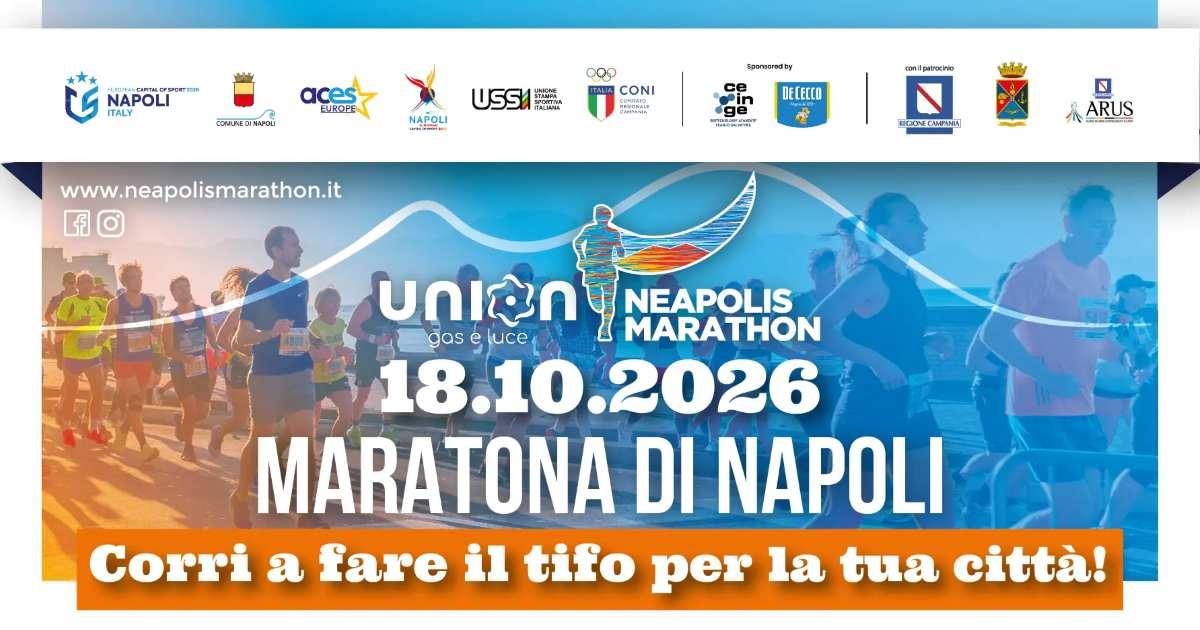 Napoli celebra una maratona globale: oltre 8.000 iscritti e atleti da 95 Paesi