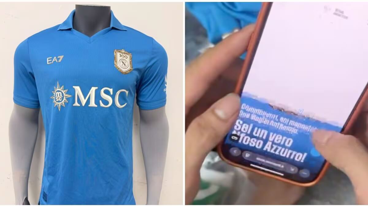 Napoli smantella la vendita illegale di maglie del Napoli contraffatte: oltre 2.300 sequestrate su TikTok
