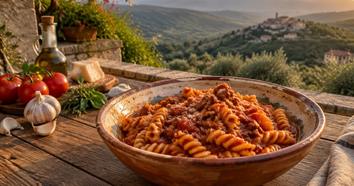 Valle del Calore: fusilli cilentani al ragù tra manualità artigiana e tradizione familiare