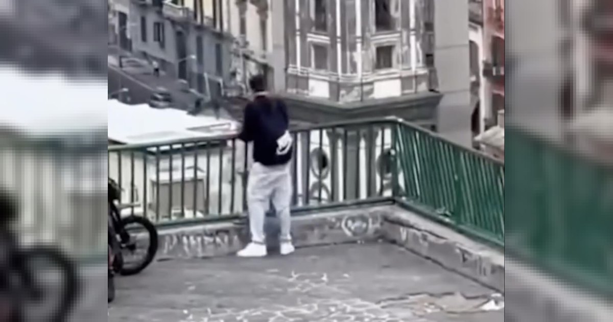 Napoli Posillipo: video dal terrazzo mostra pietre sulla strada e l’appello di Borrelli a identificare i responsabili